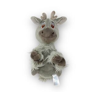 Disney Parks Babies Frozen Baby Sven Reindeer Gray Stuffed Plush No Blanket 12”